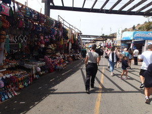 Mile of vendors to sell you anything