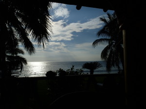 View from our room at the House of Waves