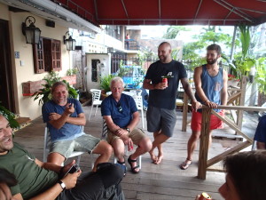 Meeting fellow travelers at the Panama House
