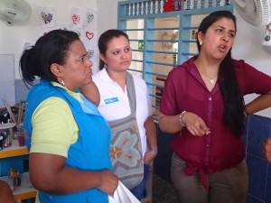 Paula on the right was a wonderful translator and is Assistant of the National Director of SOS Children´s Villages Colombia