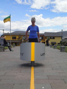 Feli is split in half at the Equator
