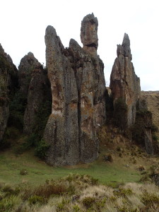 Rock formations at Cumbe Mayo