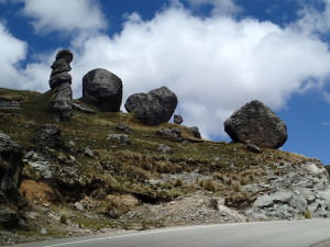 Big Rocks high in the Andes