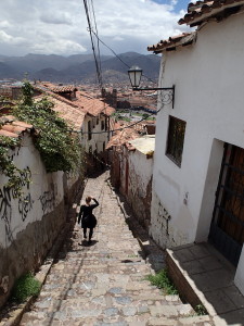 Narrow Street in Cusco
