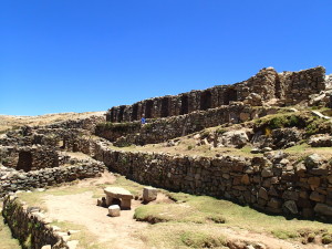 Inca Ruins at the north side of the Island
