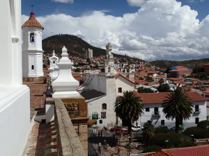 View over Sucre from San Felipe Neri