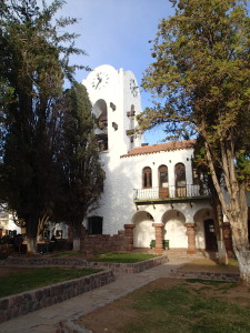 Clock tower in Humahuaca