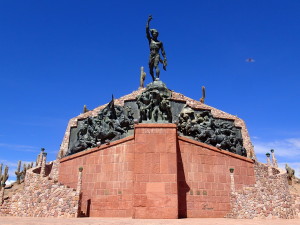 Monument about the struggle for Independence in Humahuaca