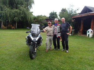 Carlos our host in Mulchen proud to show his BMW