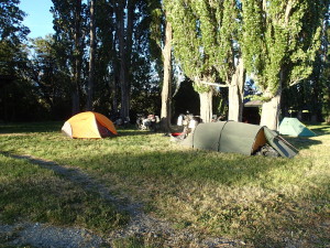 Camping with Anja and Michael at Park Patagonia