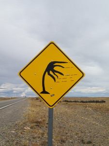 Signs you only see in Patagonia