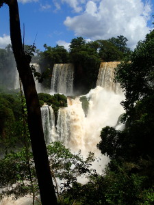 One of many falls at Iguazu