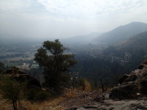 Sick smog over Santiago